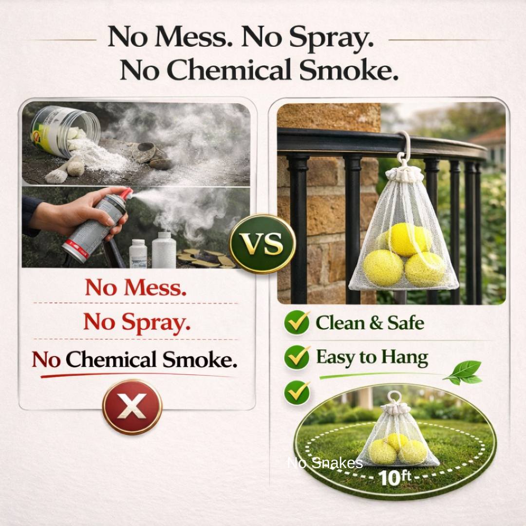 Snake Repellent Balls - |PACK Of 32| Advanced Herbal Shield Protection