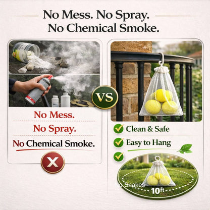 Snake Repellent Balls - |PACK Of 32| Advanced Herbal Shield Protection