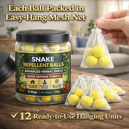 Snake Repellent Balls - |PACK Of 32| Advanced Herbal Shield Protection