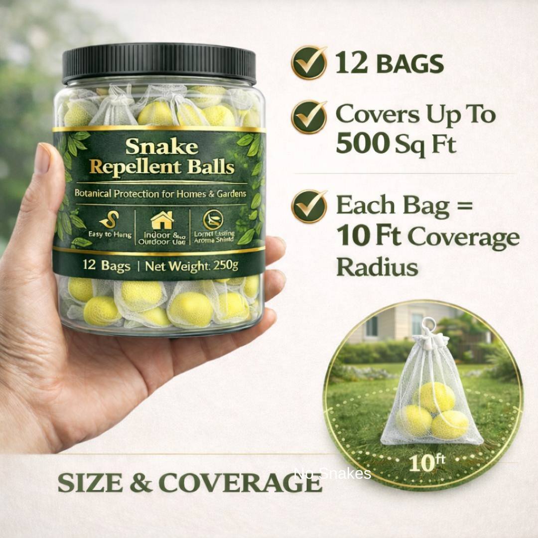 Snake Repellent Balls - |PACK Of 32| Advanced Herbal Shield Protection