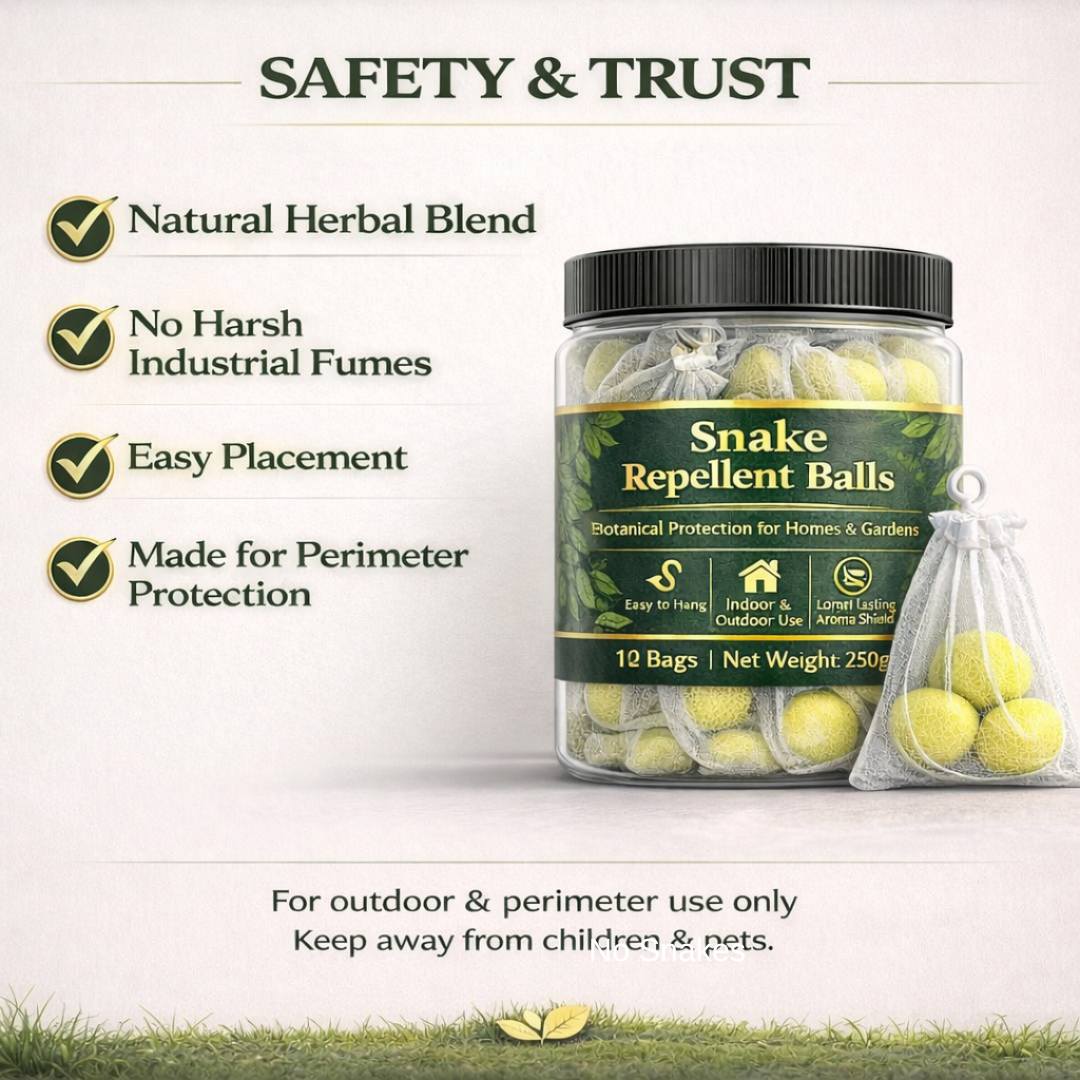 Snake Repellent Balls - |PACK Of 32| Advanced Herbal Shield Protection