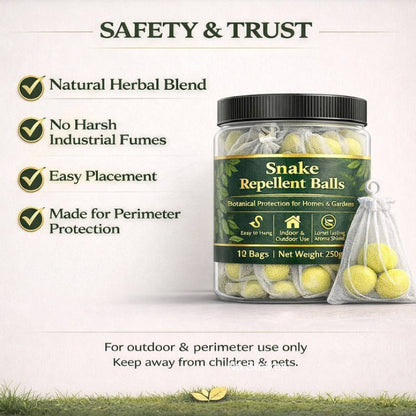 Snake Repellent Balls - |PACK Of 32| Advanced Herbal Shield Protection